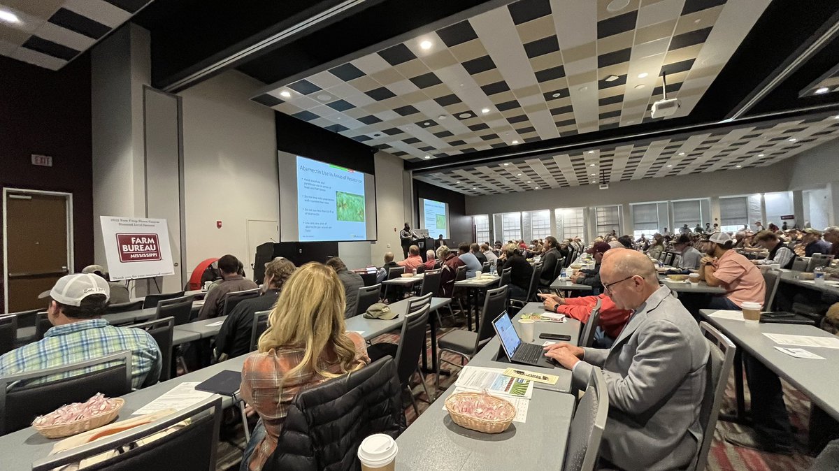 Ginger Rowsey (@gingerrowsey) on Twitter photo Row crops short course <a href="/msstate/">Mississippi State</a> continues on Day 2. Morning talks on insect management and implications of widespread adoption of #ThryvOn. Row crops short course <a href="/msstate/">Mississippi State</a> continues on Day 2. Morning talks on insect management and implications of widespread adoption of #ThryvOn.