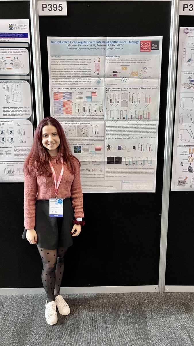 Mariana Pereira da Costa (@marianapdcosta) on Twitter photo Check out poster 395 #BSI22 tonight for some really exciting data on the interplay of NKTs and gut epithelial cells from the amazing <a href="/MLebrusant/">Marta Lebrusant</a> !! With lots of in vivo data and gut organoids 🧫🔬 <a href="/BarralLab/">Barral Lab-we have moved 🦋</a> <a href="/TheCrick/">The Francis Crick Institute</a> Check out poster 395 #BSI22 tonight for some really exciting data on the interplay of NKTs and gut epithelial cells from the amazing <a href="/MLebrusant/">Marta Lebrusant</a> !! With lots of in vivo data and gut organoids 🧫🔬 <a href="/BarralLab/">Barral Lab-we have moved 🦋</a> <a href="/TheCrick/">The Francis Crick Institute</a>