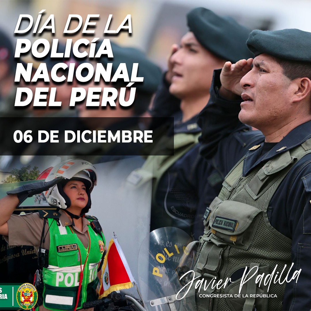 #FelizDíaPNP 📌Hoy, que se conmemora el 34° aniversario de creación de la Policía Nacional del Perú, queremos agradecer a esta noble institución por mantener la tranquilidad pública y garantizar el libre ejercicio de los derechos consagrados en la Constitución Política del Perú!