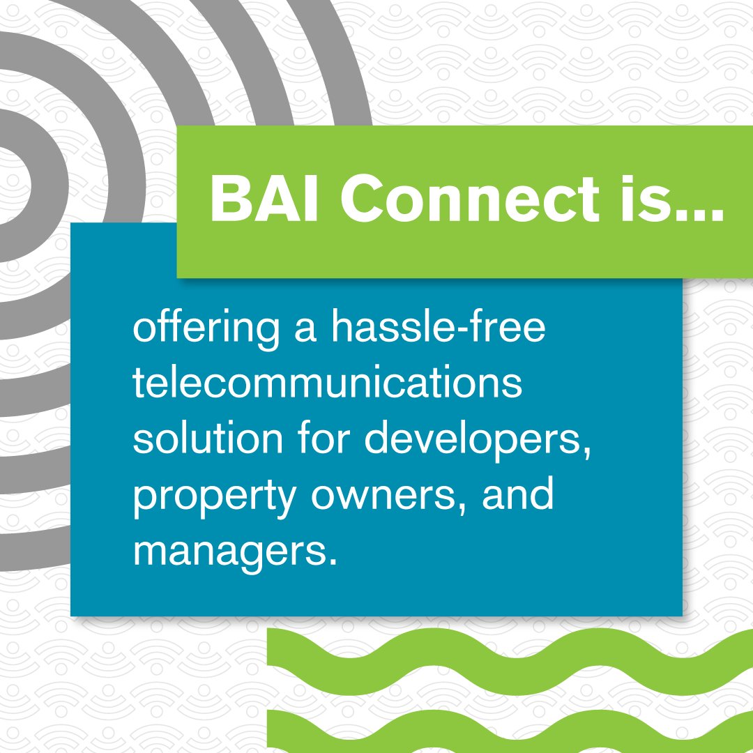 BAI Connect offers hassle-free reliable MDU Solutions Internet, DIRECTV and Voice services for your MDU, Apartment, or Condo complex.