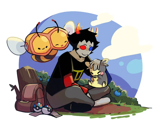 it's twosday! here's a sollux doodle![#homestuck #home22tuck] 