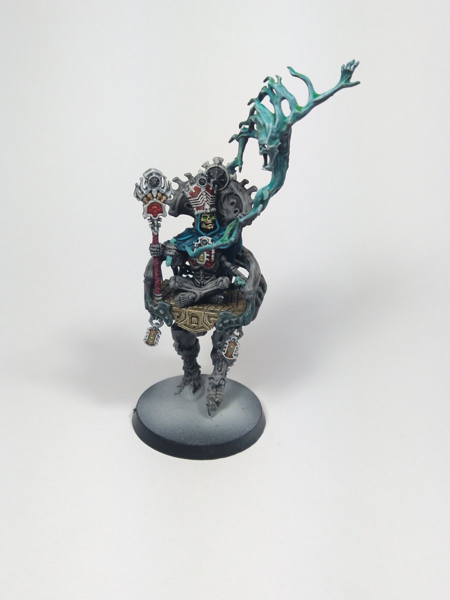 toaae6's tweet photo. @WarComTeam I misspelled Petrifex. In contrition, I offer the Great Necromancer more pictures of my OBR (who need their basing finished) https://t.co/mHm4ii4Sr0