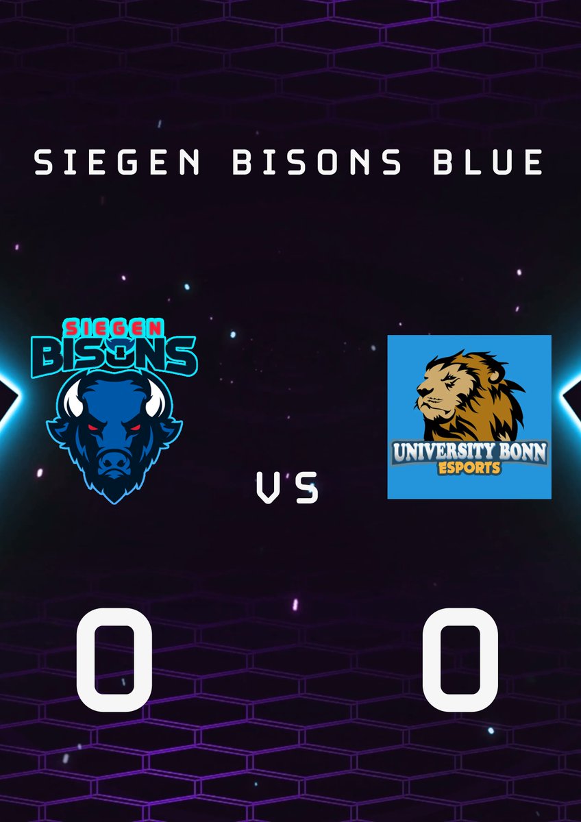 Heute um 20 Uhr spielen wie gegen <a href="/eSportsUniBonn/">eSports🦁Uni Bonn</a>! Good Luck, Have Fun