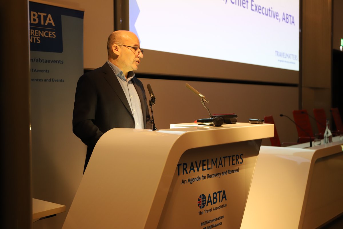 Earlier today, ABTA’s Mark Tanzer addressed senior leaders in the industry at our annual policy event, #ABTAtravelmatters. 

Read Mark’s speech in full here ow.ly/S2OI50LWzc3