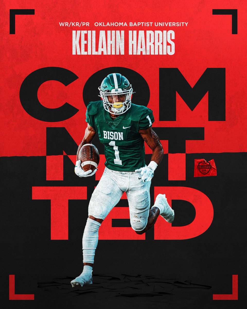 The NFLPA Collegiate Bowl (@nflpabowl) on Twitter photo Ready for the NEXT LEVEL ↗️
Starting off our 2023 #NFLPABowl committed announcements with a bang! Harris did it all for <a href="/OBU_Football/">OBU Football</a> this year as their star WR, KR, and PR. Keep an eye on this guy at our game.
Welcome, @Keilahn1 🤝
#NFLPABowl | #Path2Pasadena Ready for the NEXT LEVEL ↗️
Starting off our 2023 #NFLPABowl committed announcements with a bang! Harris did it all for <a href="/OBU_Football/">OBU Football</a> this year as their star WR, KR, and PR. Keep an eye on this guy at our game.
Welcome, @Keilahn1 🤝
#NFLPABowl | #Path2Pasadena