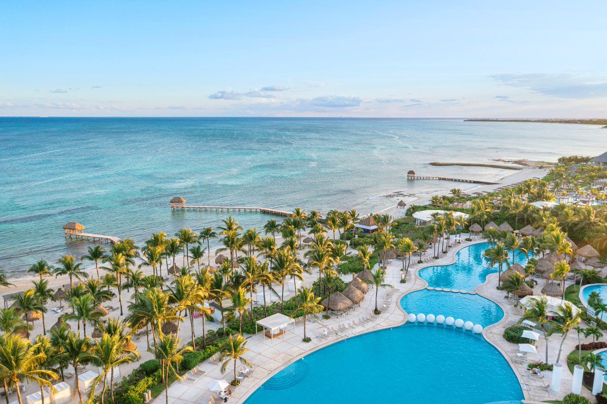 Vidanta's tweet image. Vidanta’s Mayan Palace Pools invite you to take turns splashing and lounging the day away under the Caribbean sun at Vidanta Riviera Maya.