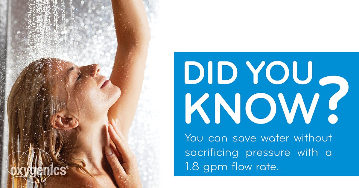 oxygenics's tweet photo. Save water when hosting family & friends this holiday season with an Oxygenics shower head. Specifically designed to save water and improve water pressure. https://t.co/PZKl7eD40j #savewater #boostpressure #showerhead #gpm https://t.co/DIKldZpj6I