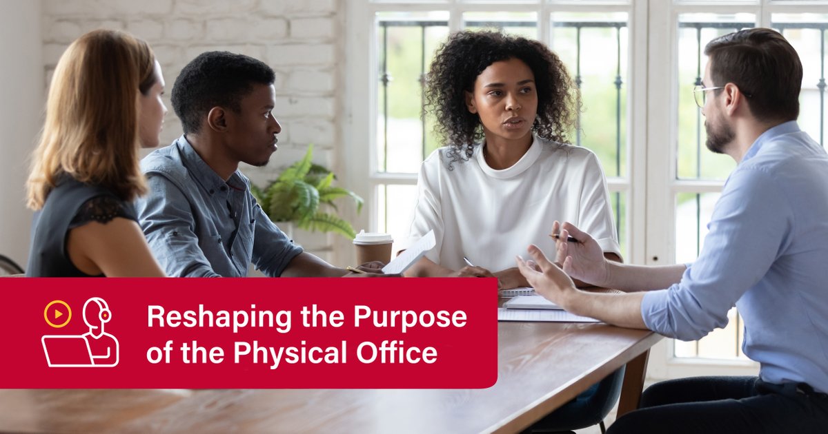 WSBCPED's tweet image. There is still time to register for Wednesday’s #webinar, Reshaping the Purpose of the Physical Office. A recording of the webinar will be sent to all registrants after the live broadcast. go.wisc.edu/reshaping-the-…
#workplaceculture #management