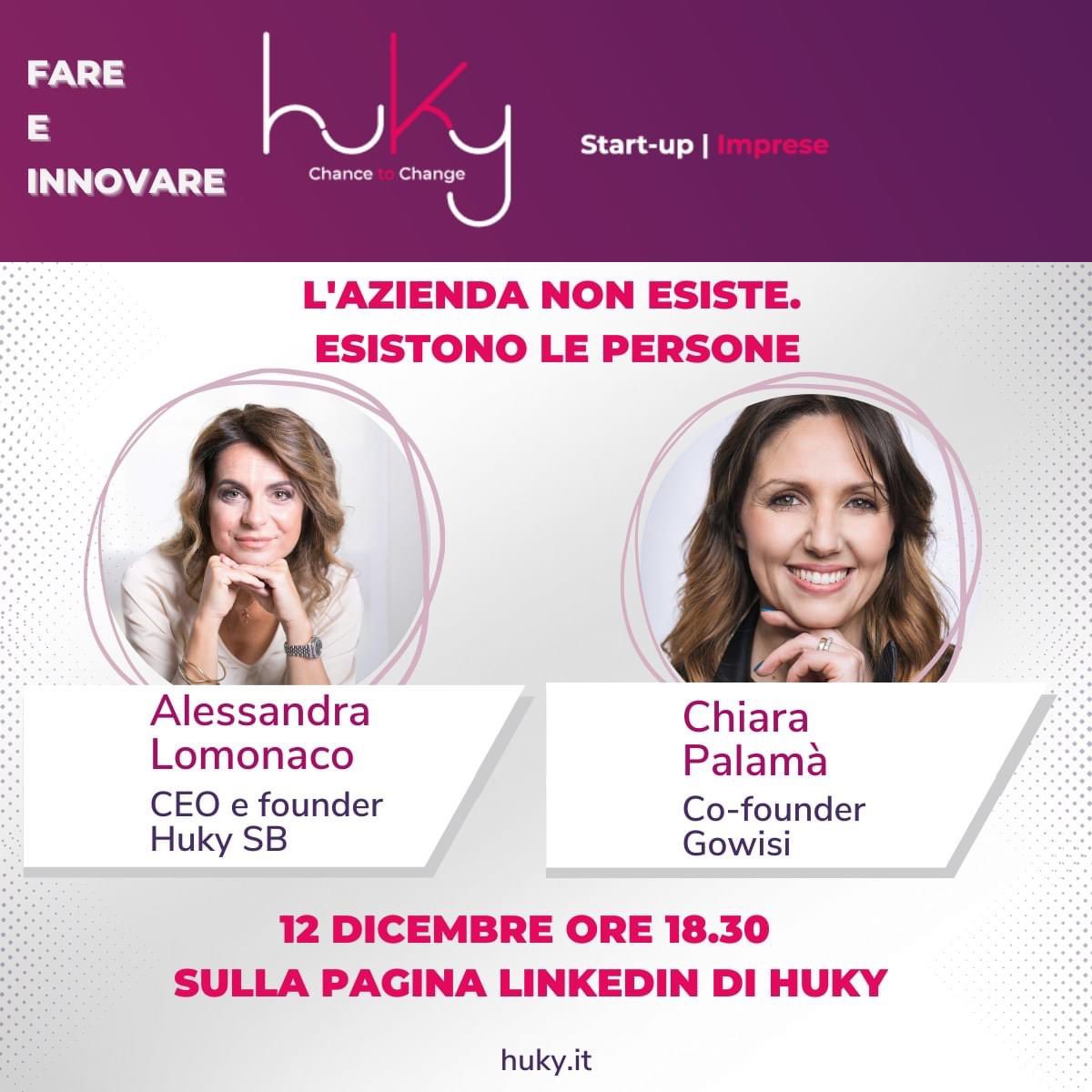 hukysrl's tweet photo. 📌 Lunedì 12/12 alle 18.30 siamo in diretta LinkedIn con @ChiaraPalama di #Gowisi per parlare di aziende umano-centriche. 

Eventbrite per ricevere reminder e video il giorno successivo 👉https://t.co/zOzRG4DaqR

#fareeinnovare #savethedate https://t.co/c12i5NV53B