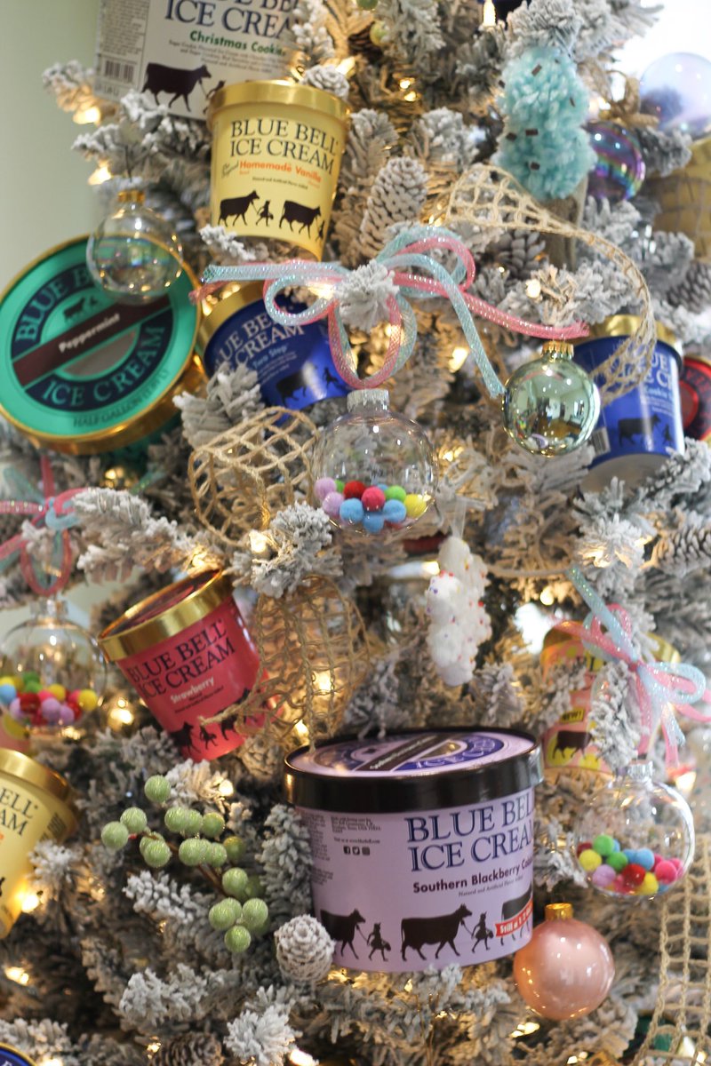 washington_ems's tweet photo. WashCo EMS loves Blue Bell Icecream! 
Thanks to our own Amy Klussmann for decorating the “sweetest” tree!! https://t.co/Hiu9kj0FmZ