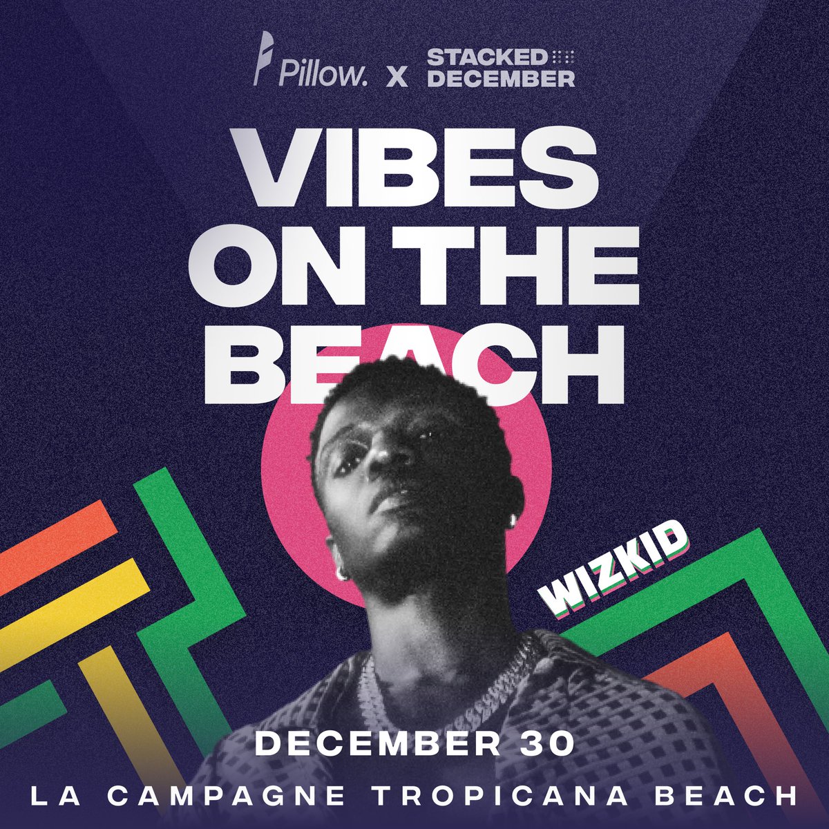 PillowFund's tweet photo. We're THRILLED to announce that we're sponsoring #votbwbw22 ⚡

We look forward to Vibe With You On The Beach With Big Wiz 🔥
Don't miss @wizkidayo's last concert in Lagos

We’ve got free tickets. Find more details here:  https://t.co/xeoAWKpWzk

#PillowDecemberFest #WizkidFC https://t.co/l0CyYRusvs