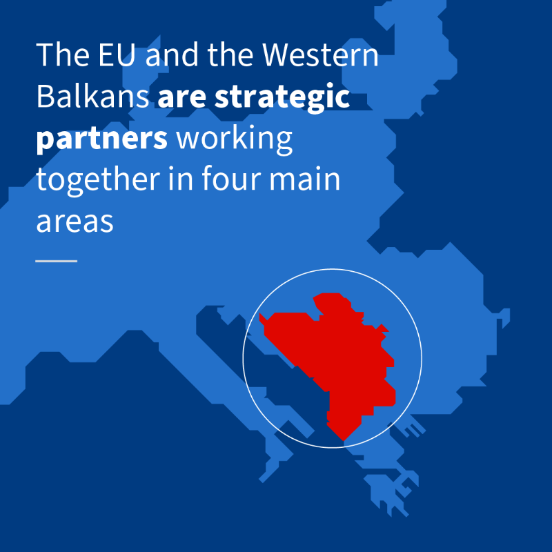 EUCouncil's tweet photo. EU-27 leaders and Western Balkans partners met in Albania today.

The Tirana declaration:
📌 reconfirms the EU's commitment to the EU perspective of the Western Balkans
📌 highlights the strategic partnership needed to tackle together the impact of Russia's war on Ukraine