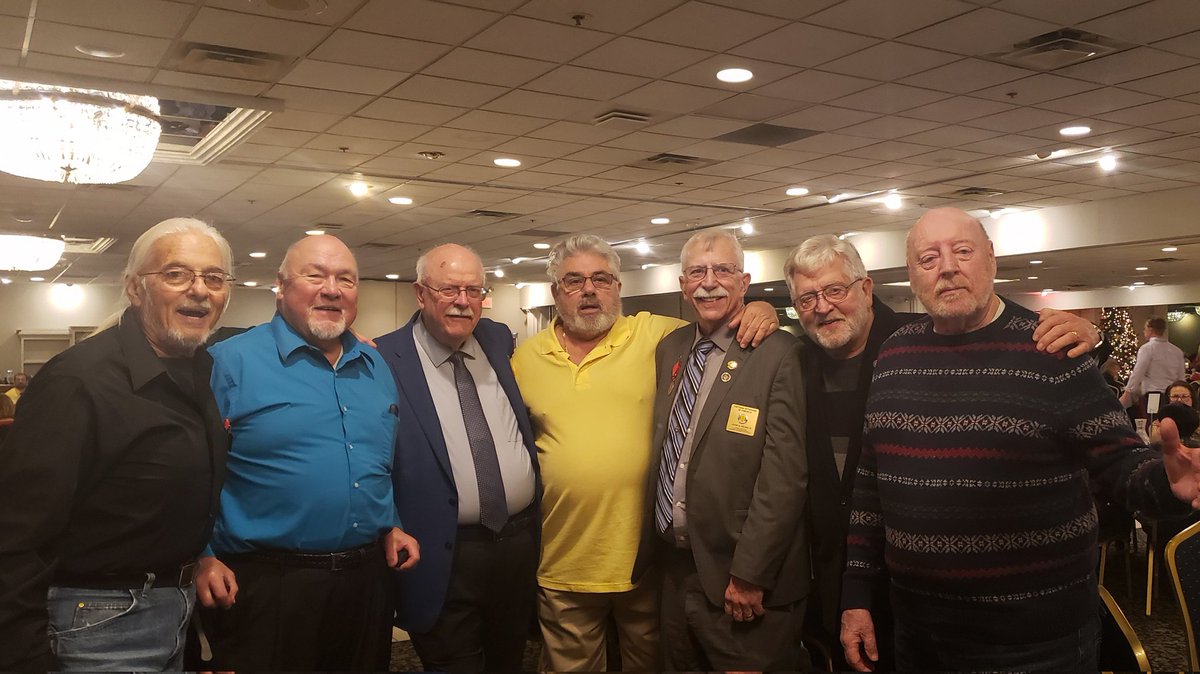 VVA9Detroit's tweet photo. Dave Trevino, Bill Hitzelberger, Tom Burke, Paul Palazzolo, John Riling, Mike Sand and Mark Spooner attending the Vietnam Veterans of America Chapter 154 Operation Christmas Dance held at the Fern Hill Golf Club in Clinton Township.
#OperationChristmas #vva9 #vetshelpingvets https://t.co/rRaD3kBkUp