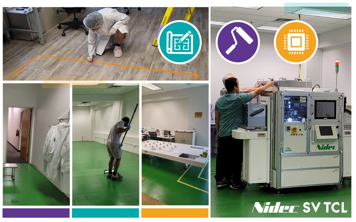 nidecsvprobe's tweet photo. The continuous improvement of our products & processes is a priority for us. At our Arizona facility we are busy renovating space into a new cleanroom to better support our customers.
Stay tuned for more updates!
#cleanroom #probecards #MEMS https://t.co/IeSR1M88ej