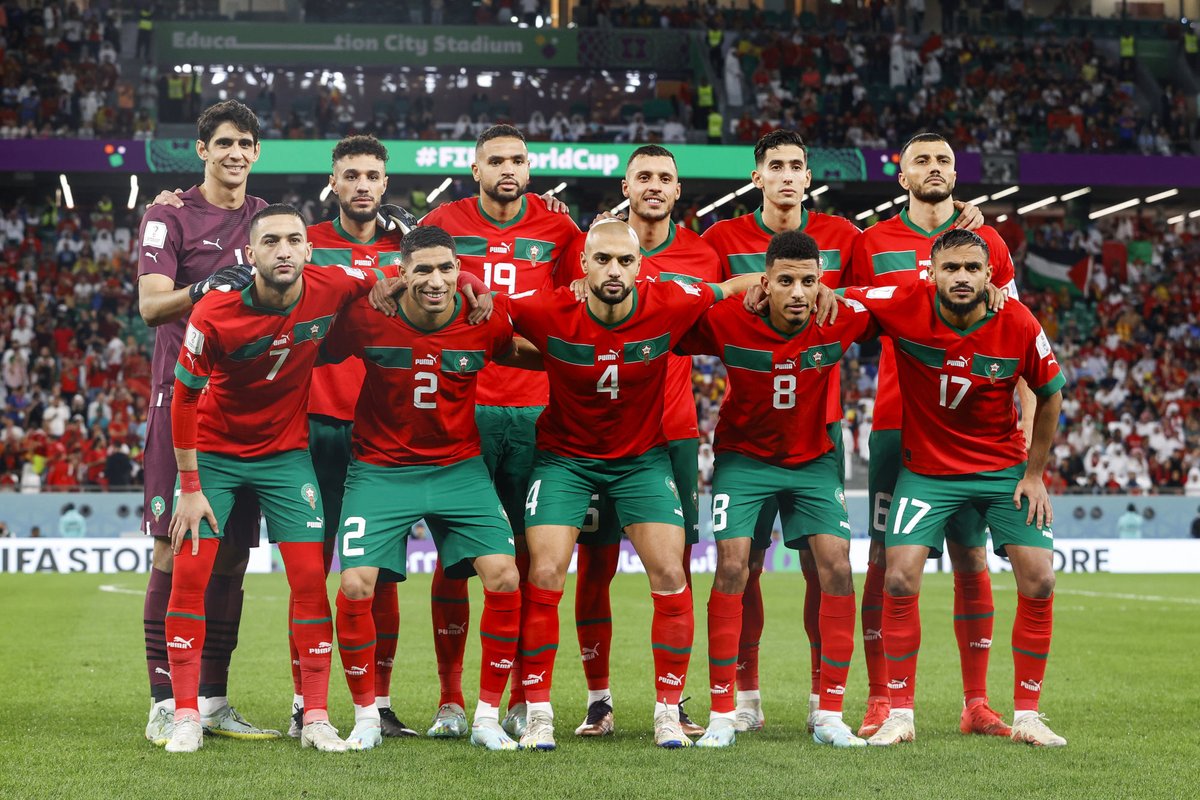 iIhamzada's tweet photo. Yang bikin timnas Maroko ini mengerikan, karena para pemainnya didikan akademi Eropa, tapi dengan mentalitas pengubah nasib ala bocah-bocah imigran. Jadinya skill oke, mental tangguh. https://t.co/W6vApFT9FF
