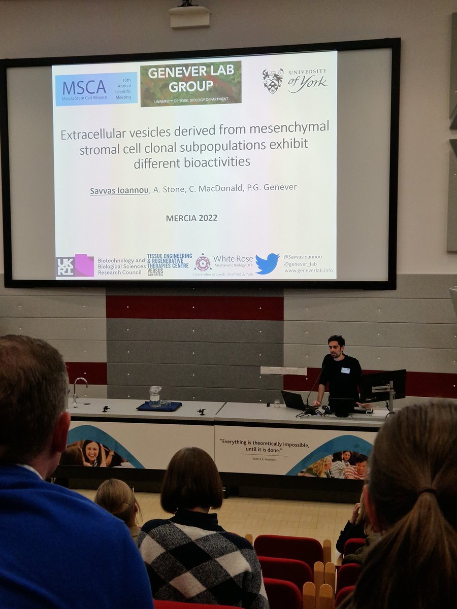 jesspetts's tweet photo. Congrats to @Savvasioannou on the excellent talk on MSCs and EVs today at #MSCA22 https://t.co/FwDMpzuflT