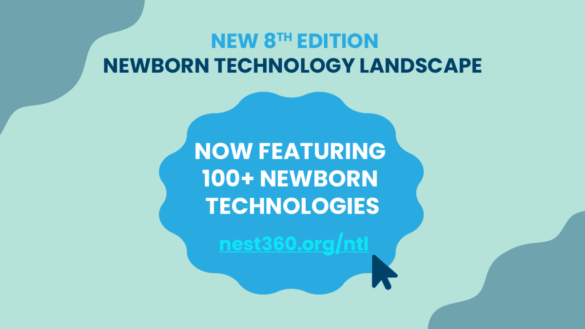NEST360org's tweet photo. The 8th edition of the Newborn Technology Landscape (NTL) is now available! ➡️ https://t.co/kc3zuEvvy9

The NTL now features over 100 newborn technologies from 47 organizations! Read more here: https://t.co/P1CSXPqWhH

@CAIREresearch, @dtm_tweets, @PhoenixMD_ltd, @fphcare https://t.co/P2IoaEBrUj