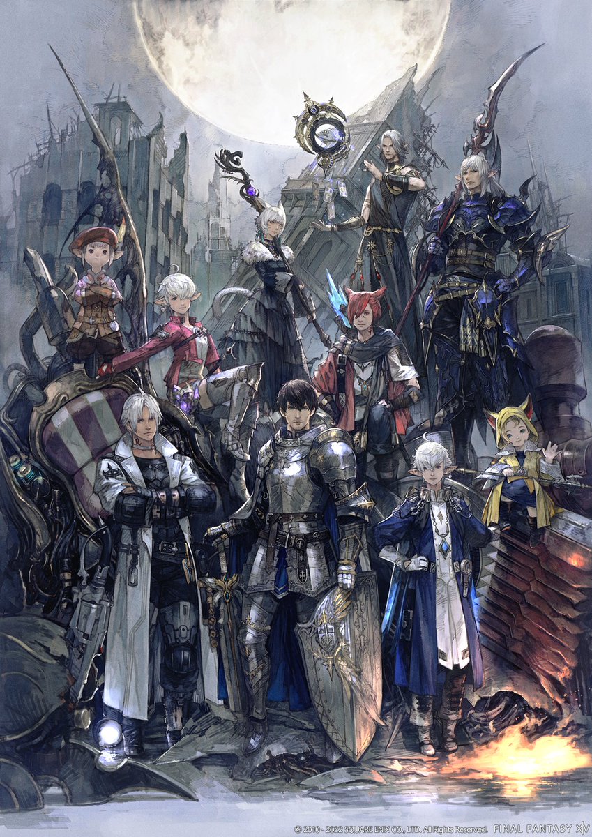 Tales of loss and fire and faith
Every word on our hearts engraved
In the dark you will not stray
Forge ahead, till the end, we pray

It's been a year since the launch of #Endwalker, and we couldn't be happier to have you all with us on this never-ending journey. Thank you 💕