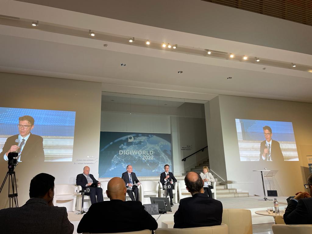 GSMAPolicy's tweet photo. GSMA’s Luiz Felippe Zoghbi took part in the panel “mmWave: Europe’s #5G game changer” during @IDATEDigiWorld #DWS22 in Paris. The session explored policy actions that could accelerate the deployment of 5G #mmWave to enable Europe to make the most of full 5G capabilities. https://t.co/QVvyWe8kLm