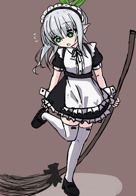 メイドぷめちゃん!
#毎日お絵かき練習共有 