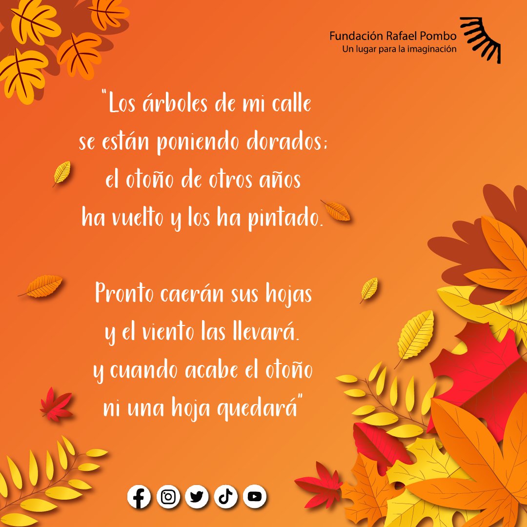 FRafaelPombo's tweet photo. Recomendado 
❞𝐏𝐨𝐞𝐦𝐚𝐬 𝐈𝐧𝐟𝐚𝐧𝐭𝐢𝐥𝐞𝐬✨❞
𝐋𝐨𝐬 𝐚́𝐫𝐛𝐨𝐥𝐞𝐬 𝐝𝐞 𝐦𝐢 𝐜𝐚𝐥𝐥𝐞
De: Vᴀʟᴇɴᴛɪɴᴀ Jᴀʀᴀ Sᴀᴀᴠᴇᴅʀᴀ ✍🏻
📌Sabías que en Colombia🇨🇴 no hay estaciones del año, por ser un país con clima tropical🌤️.
#FRP #Niños #Niñas #LosÁrbolesDeMiCalle #Poemas https://t.co/S3XSjtBhNf