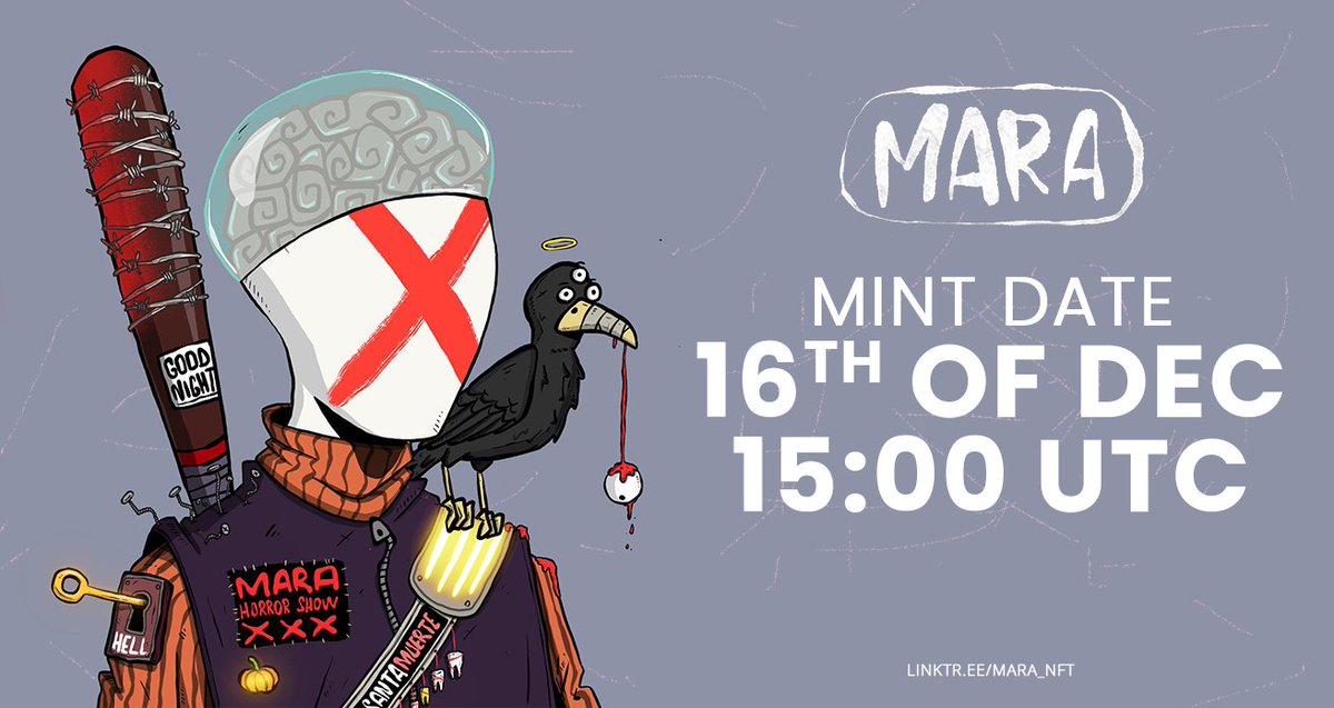 mara_WRLD's tweet photo. We decided to delay the mint with 1 week to make sure everything is super solid for the mint. 

This will give Hydra the time to perfect their minting machine/process and us the time to giveaway some more prizes.

Christmas coming early this year! https://t.co/tDPuvo1XM5