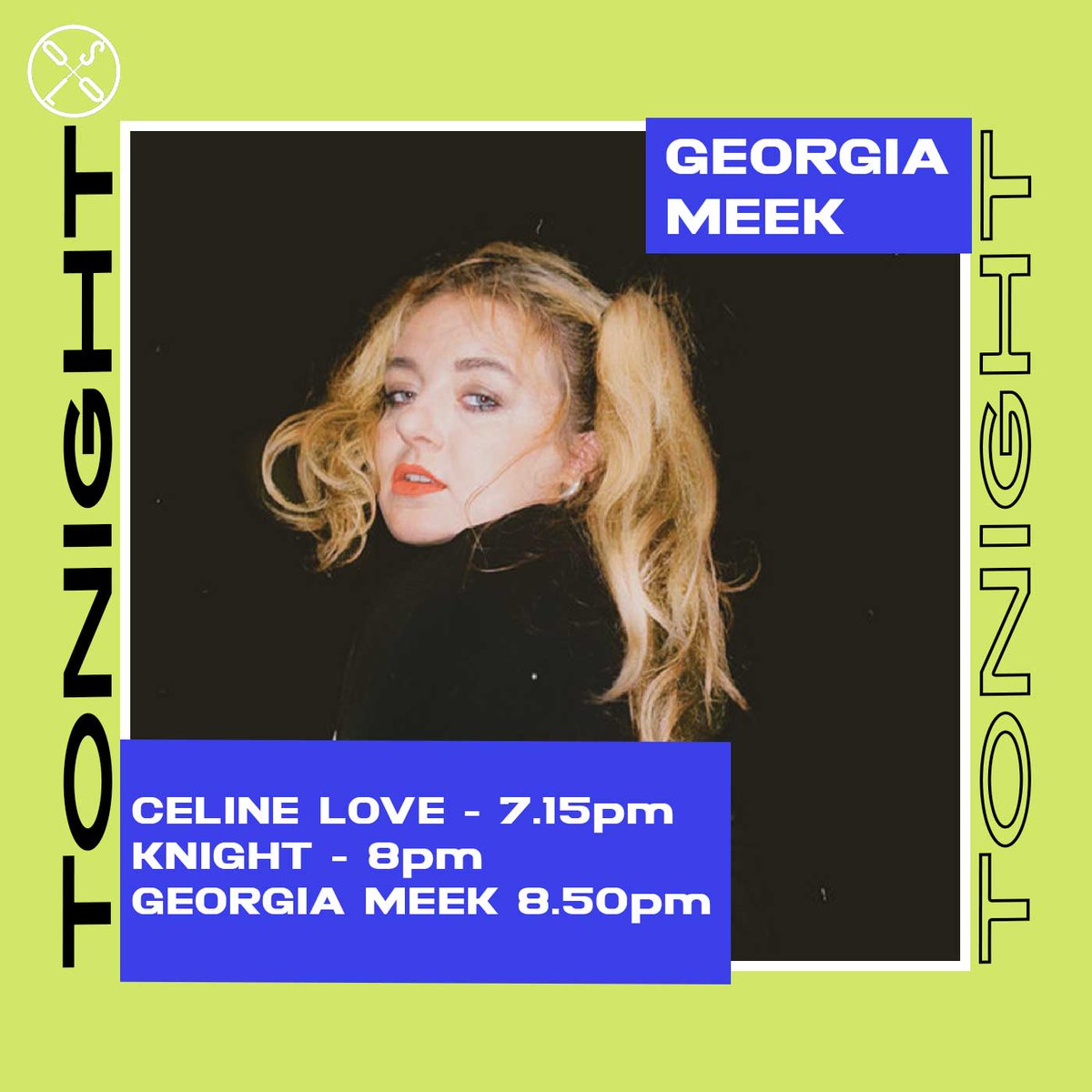 🐉 Times for tonight 🐉

<a href="/iamgeorgiameek/">Georgia Meek</a> w/ Celine Love + Knight.

Last tickets ➡️ oslohackney.com/events/georgia…