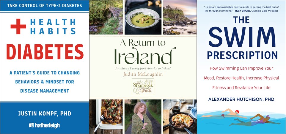 Check out our brand-new titles which all came out just a few weeks ago in November! Helping you control your diabetes, learning more about swimming's benefits, or searching for Irish recipes... look no further! Available where books are sold.