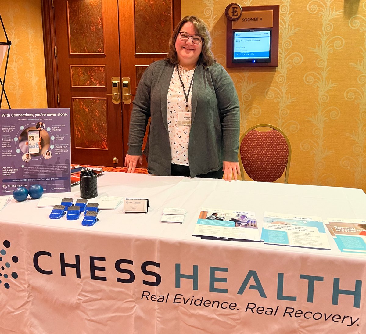 ODMHSASINFO's tweet photo. Our partners at @CHESSmh are at our Prevention &amp; Recovery Conference! #CommunityofChange #PRCOK22 https://t.co/qhwxgx5aP8