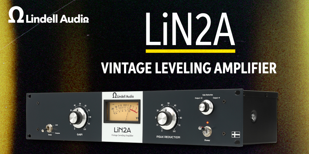 SweetwaterSound's tweet photo. Putting the hit sound of the last 60 years in your studio has never been easier! Introducing the new LiN2A Vintage Leveling Amplifier from @lindellaudio 🔈
Pre-order yours 👉 https://t.co/Lu2FS4DRJ2
#lindellaudio #newgearday https://t.co/a6NAT7jGWC