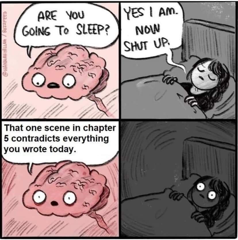 christiesilvers's tweet photo. ๐ This is on point. Especially when you've already edited a project within an inch of its life. LOL!
#WritingCommunity #writerslife #writingfunny #AuthorsOfTwitter https://t.co/zgtlsnjOJY
