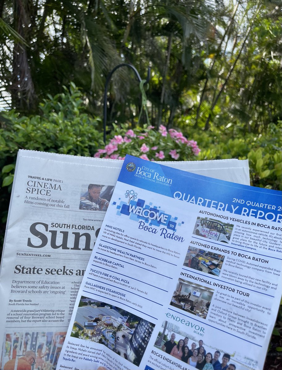 BocaDev's tweet photo. A property manager saw our Biz Report in the @SunSentinel over Thanksgiving &amp; requested 200 for their tenants. 

If you would like printed/electronic copies, please let us know-we would love to share them.

#CommUNITY
#SharingTheGoodWord
#LoveTheseTypesOfRequests https://t.co/5bIQvJPYs9