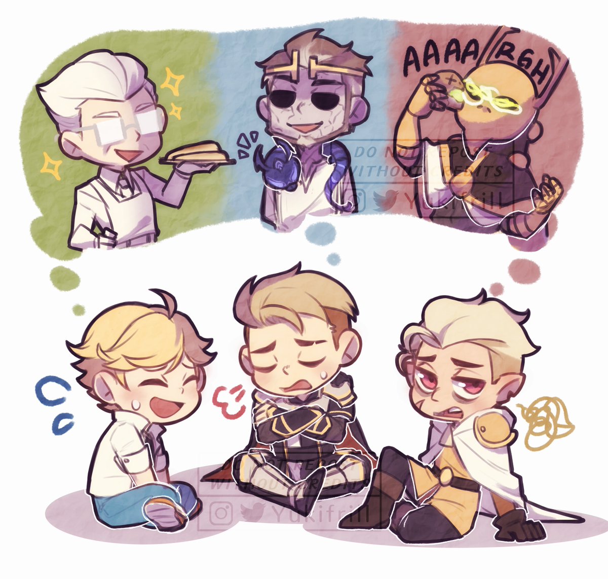 Golden boys and their totally mentally stable father (figures) 🥰

#AdrienAgreste #GabrielAgreste #MiraculousLadybug #tdpviren #tdpsoren #TheDragonPrince #tdpart #tohHunter #EmperorBelos #tohfanart #TheOwlHouse