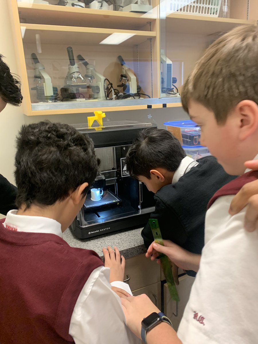 Excitement is high in Gr 7 Sc as students 3-D printed a “house for their mouse” in their Heat &amp; Temp
unit. The mouse will be placed outside and hopefully not turn into a mousicle! 
#becurious 
<a href="/Ms_Millette/">Amanda Millette (she/her)</a> 
<a href="/RundleJrHigh/">Rundle College Jr. High</a>