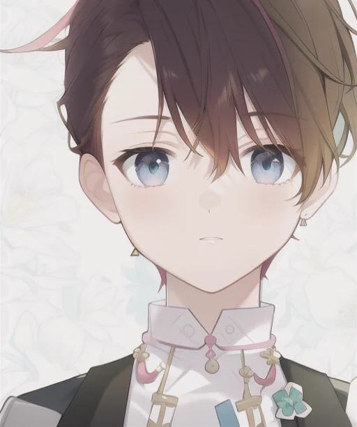 性別が変わってて笑った。AIは綺麗だけど元絵より彩度が低くなったり、絵の情報量が減ったり、表情の種類が極端にないっぽい。つい遊んでしまった…!これで最後。 