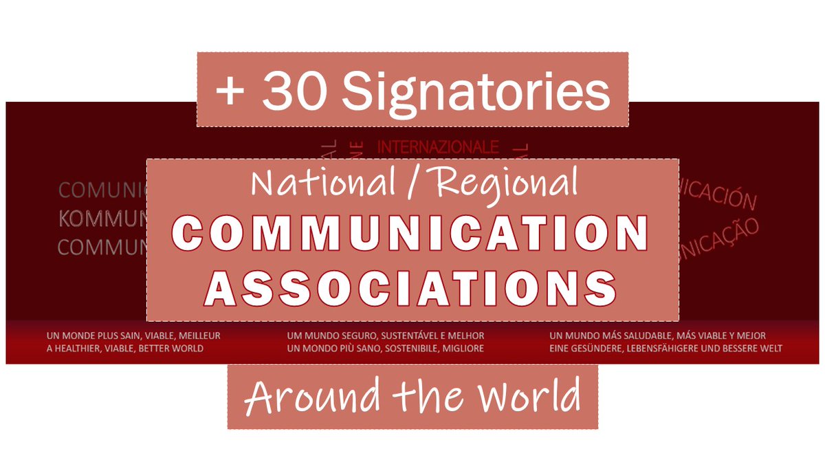 New milestone! The mobilization for unity in communication continues to spread around the 🌍  
🙏+ 30 national/regional communication associations  now united behind the Declaration for a healthier present &amp; future. 
👉👉interdecom.org/news

<a href="/Orbicom_Network/">Orbicom</a> <a href="/Thierrylt/">Thierry Libaert</a>