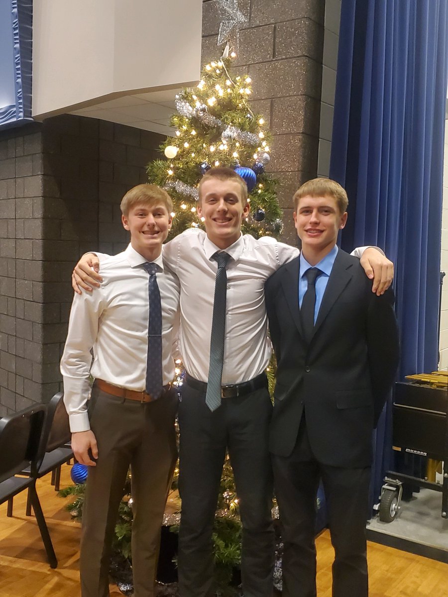 Congratulations to these young men on their induction into National Honor Society last evening! #Team11