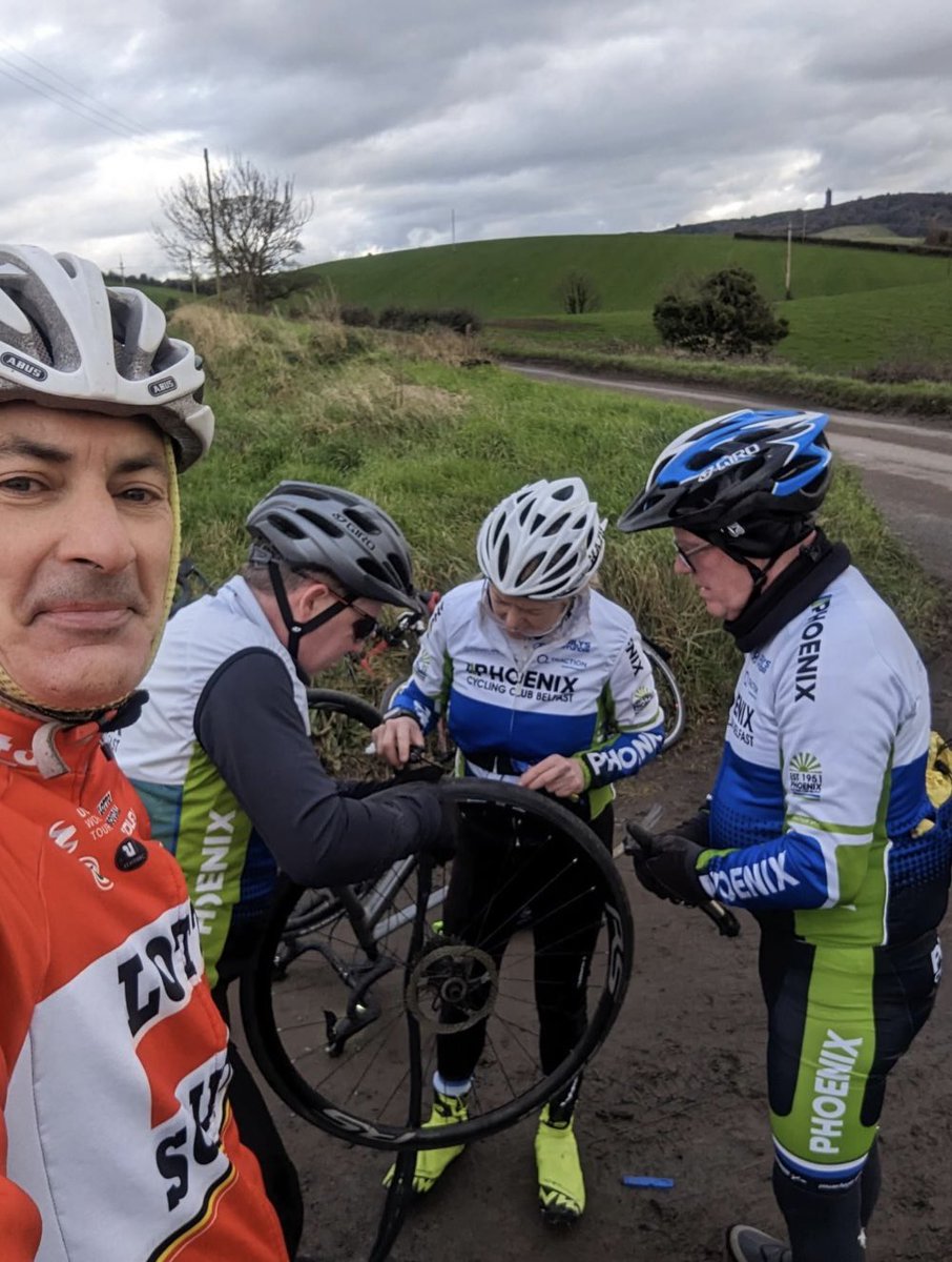 The B3s out adventuring to Ballycopeland Windmill #cycling #itsnotarace