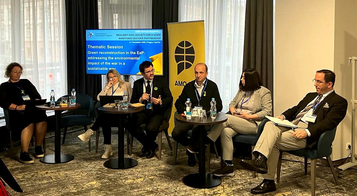 tomasjungwirth's tweet photo. 🧵1/ Green reconstruction in the EaP panel co-organized within the Prague @eapcsf by @AMO_cz / @AMO_klima
kicking off by chair @Pavel_Havlicek_. https://t.co/ivtUagsPj8