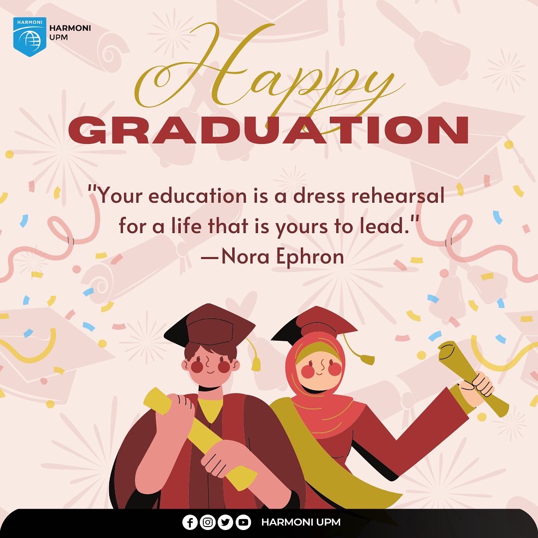 harmoniupm's tweet photo. 🎓𝒽𝒶𝓅𝓅𝓎 𝑔𝓇𝒶𝒹𝓊𝒶𝓉𝒾𝑜𝓃 🎓

Sekalung tahniah diucapkan kepada aktivis Harmoni yang telah bergraduasi pada 26 November sehingga 2 Disember yang lalu bertempat di Dewan Besar, Universiti Putra Malaysia. https://t.co/7oD7XHlLBr
