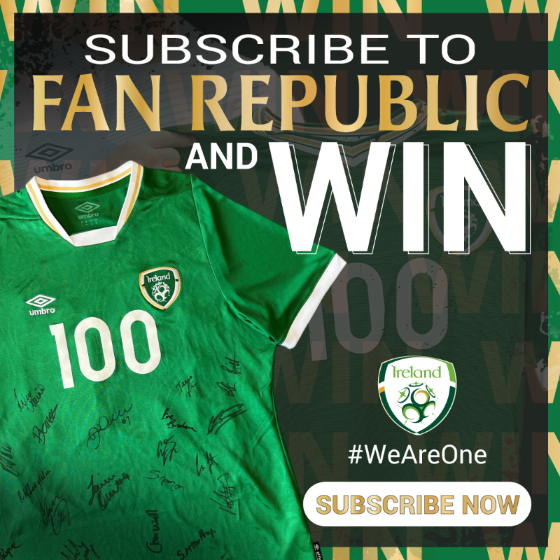 IrelandFootball's tweet photo. 🇮🇪 Competition 🇮🇪

Fancy Winning A Limited Edition Signed Jersey 👕

Sign Up To Fan Republic Now To Enter 📧

Winner will be selected within 7 Days | T&amp;Cs Apply