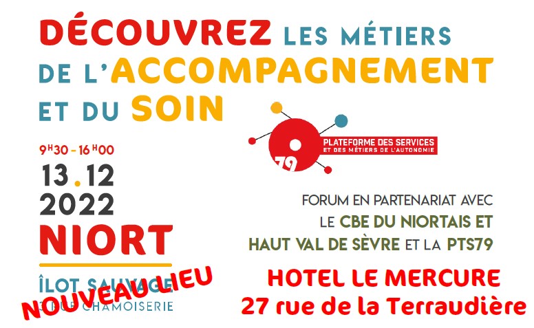 🚨 #Evénément
Forum sur les métiers de l'#accompagnement et du #soin mardi 13/12 prochain à l'hôtel Mercure de #Niort. Au programme : ateliers, rencontres avec les employeurs, formation, escape game...
Plus d'infos ici ➡️ plateforme-sma.pro/programme-foru…
#TousMobilisés #DeuxSèvres