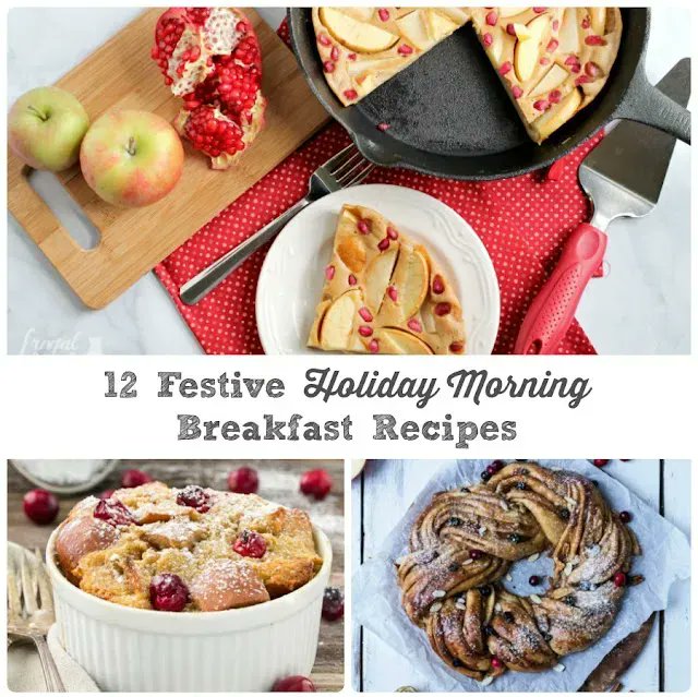 From simple & easy to impressive & well worth the extra effort, you are sure to find the perfect #Christmasmorning breakfast idea for your family in this collection of 12 Festive Holiday Morning #Breakfast Recipes>> bit.ly/2ECqZOY #recipes #holidayseason #brunch