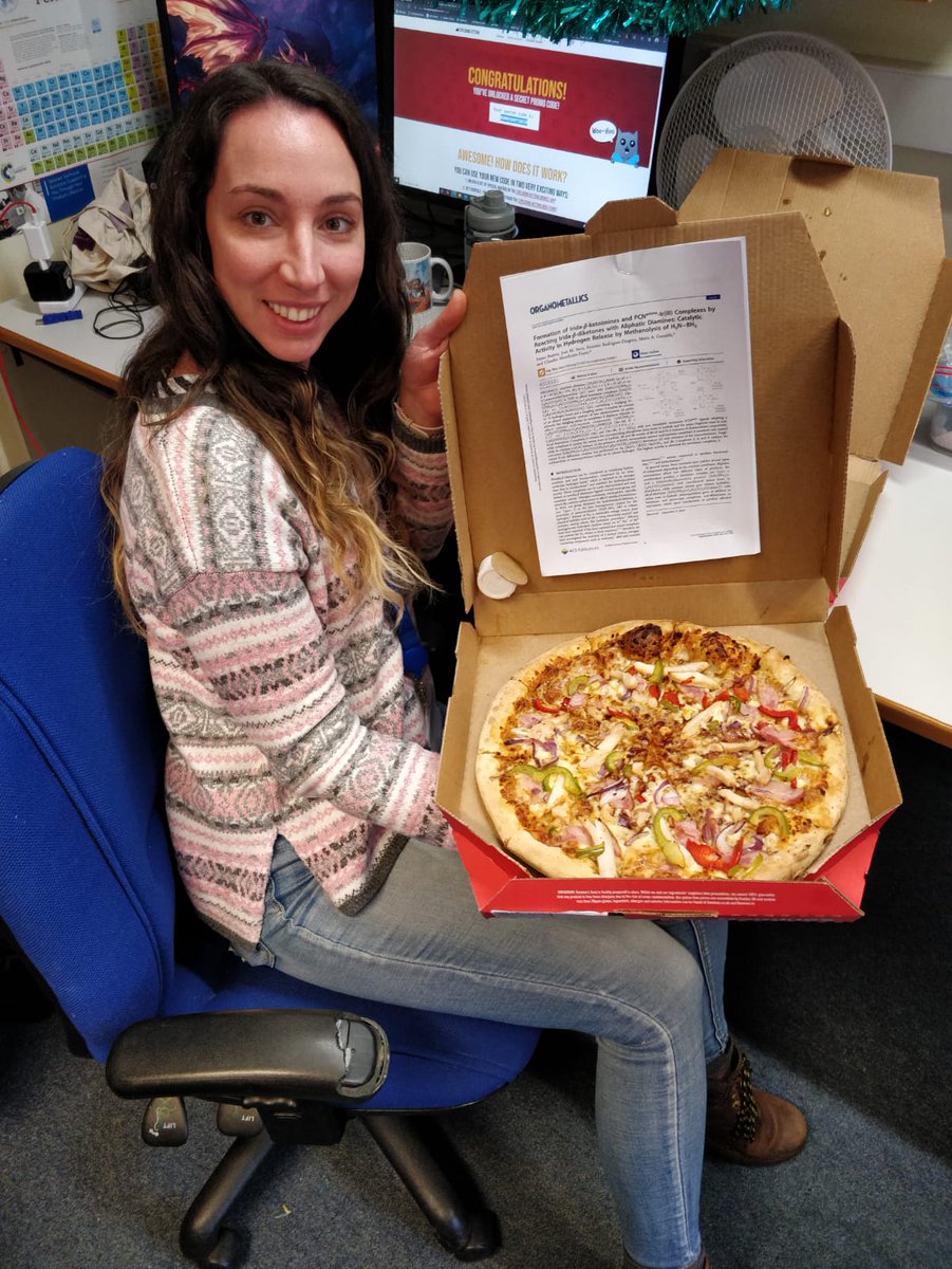 Itxaso Bustos (@bustositxaso) on Twitter photo Check out my latest paper in <a href="/Orgmet_ACS/">Organometallics</a>. Fresh from the oven, like this pizza. pubs.acs.org/doi/10.1021/ac… #PublishedPaperPizza #chemtwitter #realtimechem
Celebrating with the chaplins 🎉 Check out my latest paper in <a href="/Orgmet_ACS/">Organometallics</a>. Fresh from the oven, like this pizza. pubs.acs.org/doi/10.1021/ac… #PublishedPaperPizza #chemtwitter #realtimechem
Celebrating with the chaplins 🎉