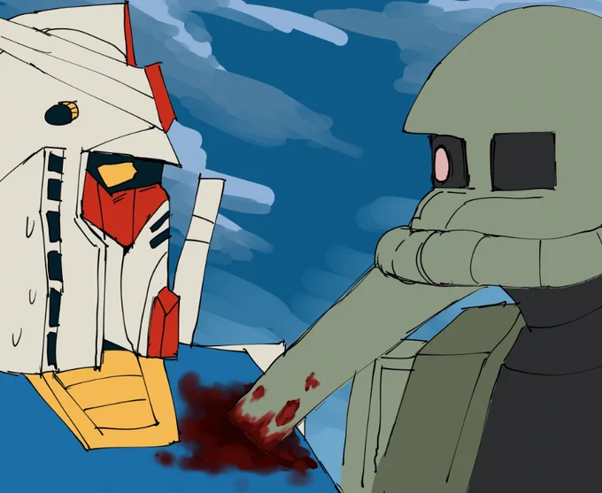 #今年も残りわずかなので今年一番伸びた絵を貼る 顎が 