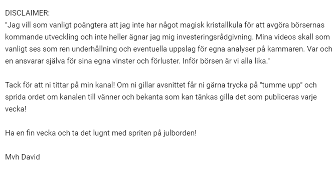 Ten_Bagger's tweet photo. ▶️VECKANS VIDEO ÄR HÄR!

Stor genomgång över marknaderna med extra fokus på dollarn och råvaror!

Dollarn tycker jag börjar se intressant ut från långsidan och vad gäller börserna kvarstår bilden om toppbygge.

▶️https://t.co/UMlrfWqnuV

RT = 🙏👍

Innehåll enligt nedan. https://t.co/NWrs4cvhk3