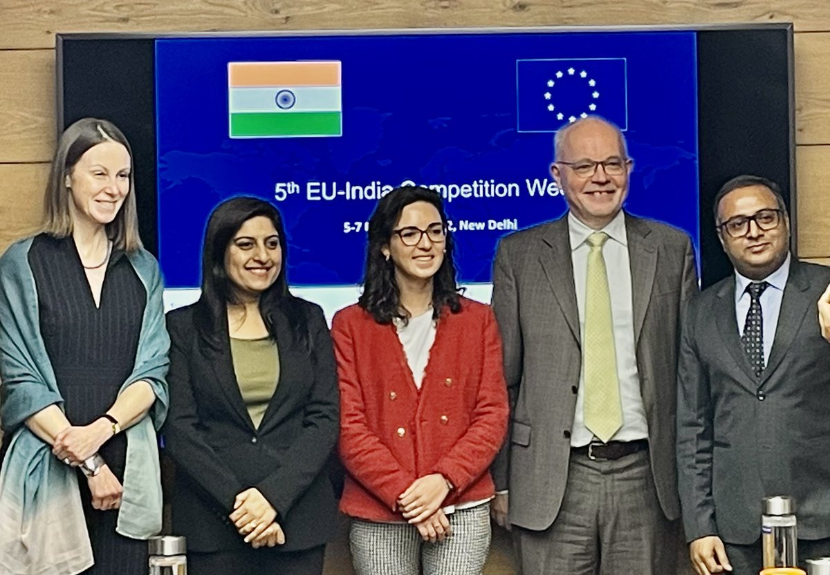 Brightest_B's tweet photo. Shared CCI experience in handling Digital Market cases, along with @sachin_fca at the 5th EU India Competition Week at New Delhi! https://t.co/lBvXFv9HTm