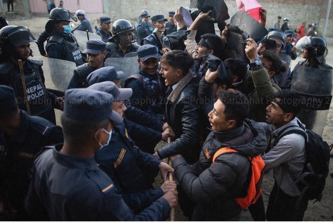 ◾Nepal students stand together with Myanmar students.

On the 5th of December, students from the Nepal Student union protested in front of the Myanmar Embassy Nepal against the military decision in Myanmar. Some Students got arrested by the Nepal Police.