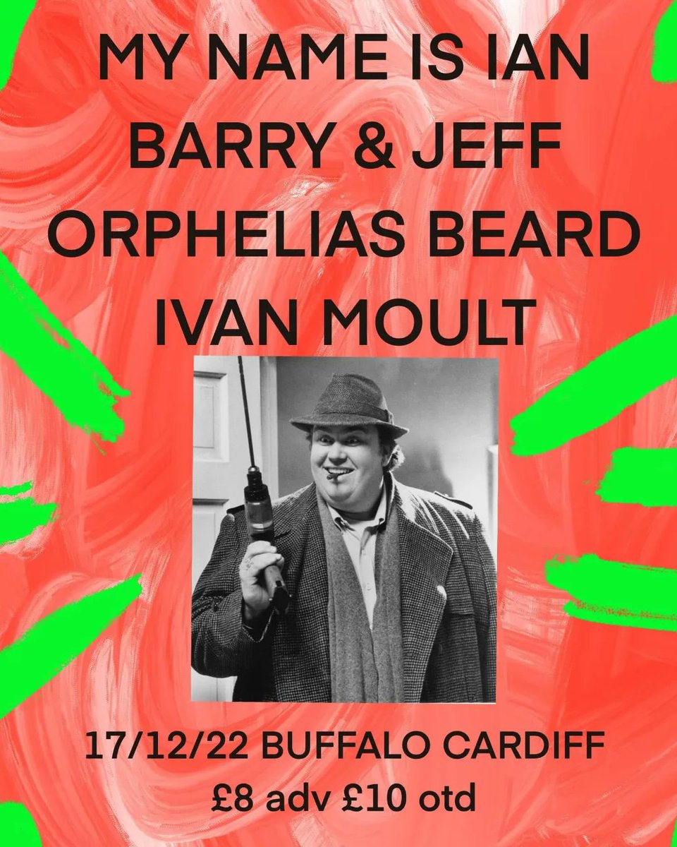 Next week we're welcoming <a href="/goodmynameisian/">MY NAME IS IAN</a> Barry &amp; Jeff, Ophelias Beard &amp; <a href="/Ivanmoult/">Ivan Moult</a> to the newly reopened <a href="/BuffaloCardiff/">Buffalo Cardiff</a> baby! Grab a ticket from our <a href="/TicketSource/">TicketSource</a> now to guarantee entry &amp; save the £££'s 🤘🔥🏴󠁧󠁢󠁷󠁬󠁳󠁿❤️ xxx