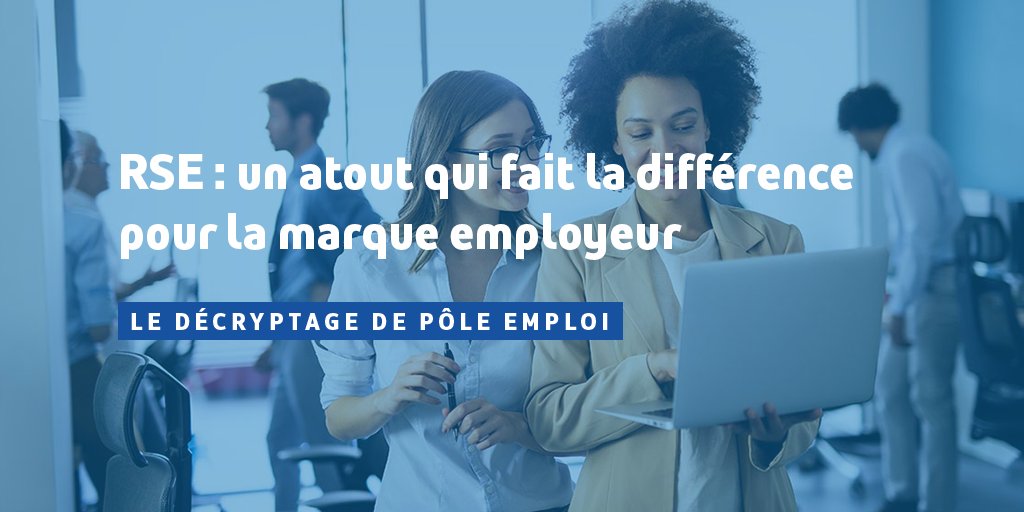 📰"#RSE : un atout qui fait la différence pour la marque employeur".
Décryptage des nouvelles attentes des candidats en matière de responsabilité sociale et environnementale des entreprises➡️ pole-emploi.org/accueil/actual…
#TousMobilisés